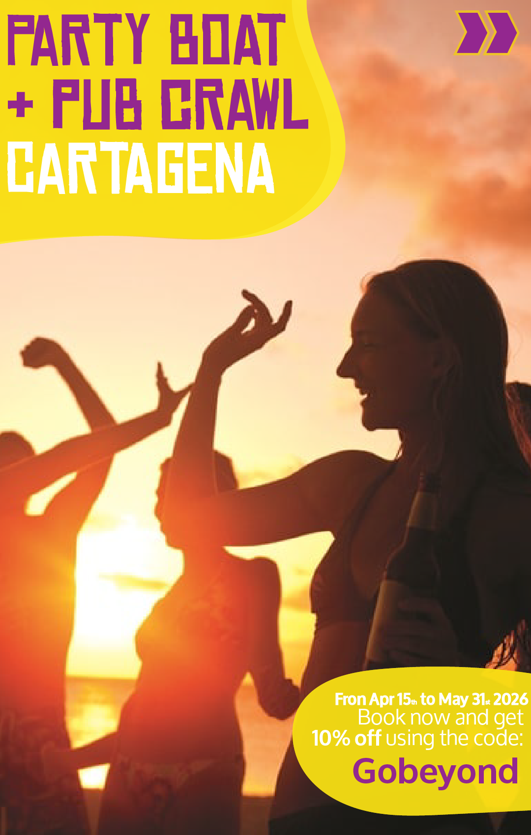 Beyond Colombia Tours | Tour: Ultimate Party Combo: Cartagena's Bay Boat Party & Local Pub Crawl