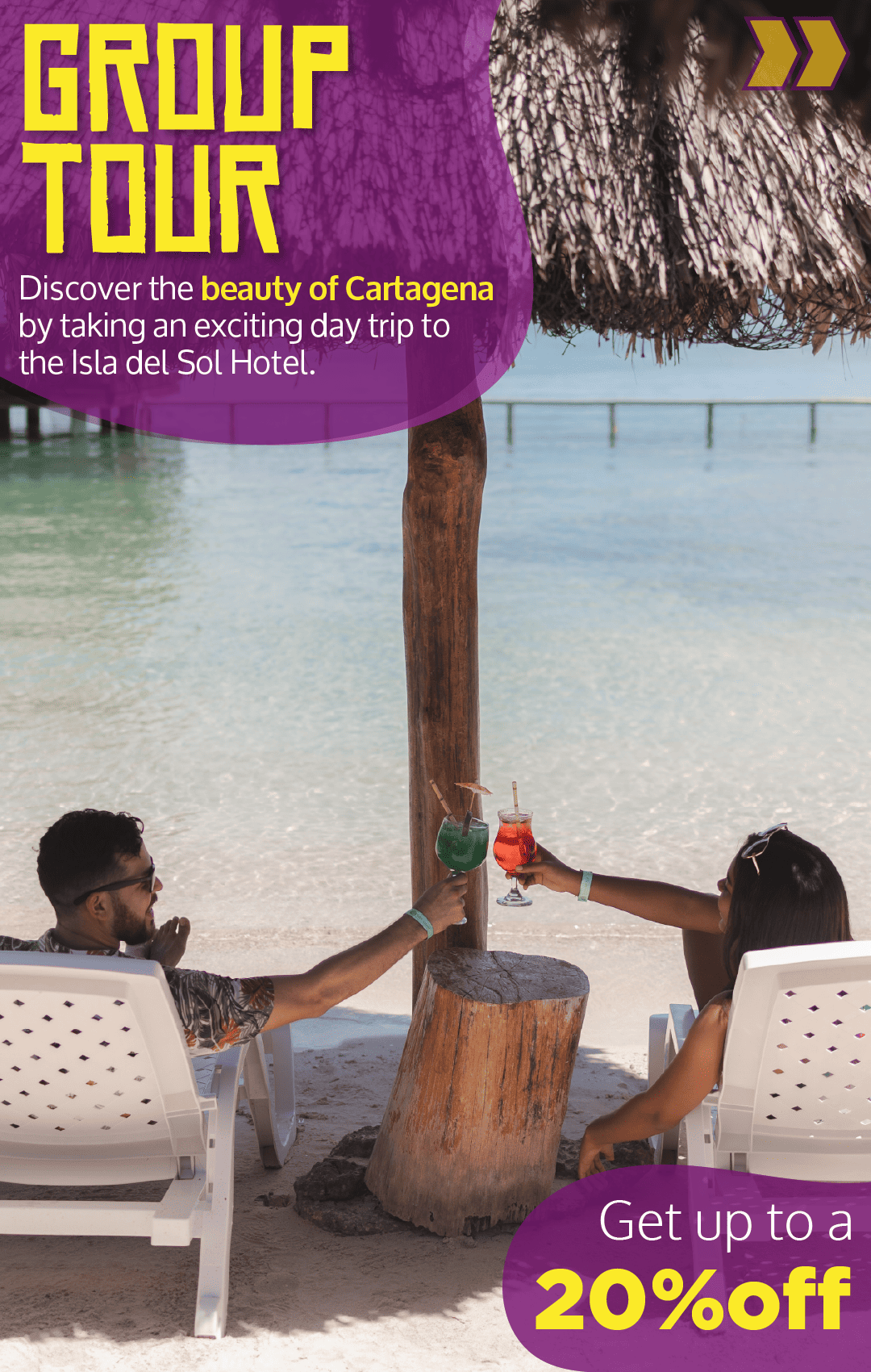 Beyond Colombia Tours | Tour: Isla del Sol Beach Club Day Trip