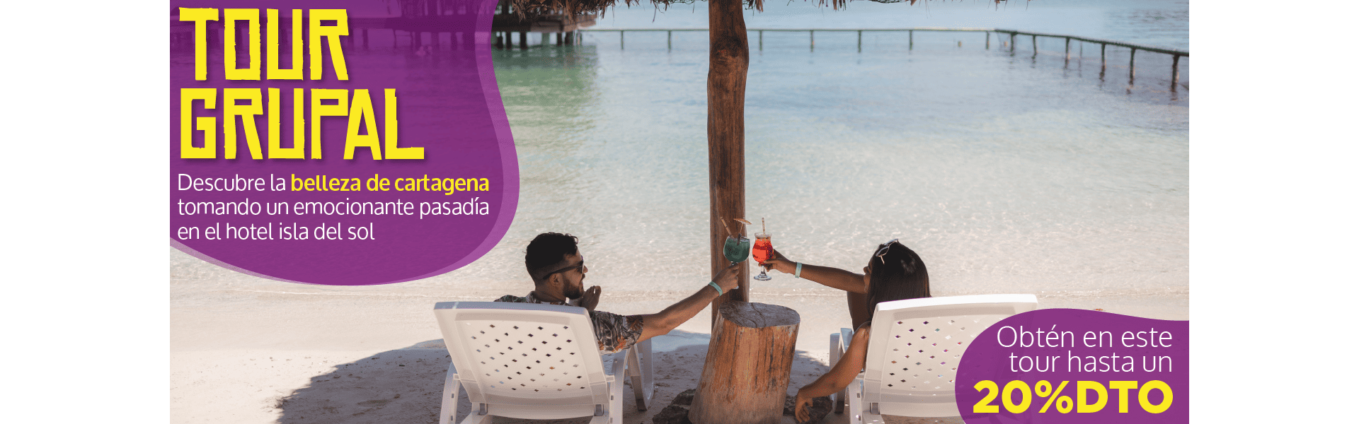 Beyond Colombia Tours | Tour: Pasadía Isla del Sol Club de Playa