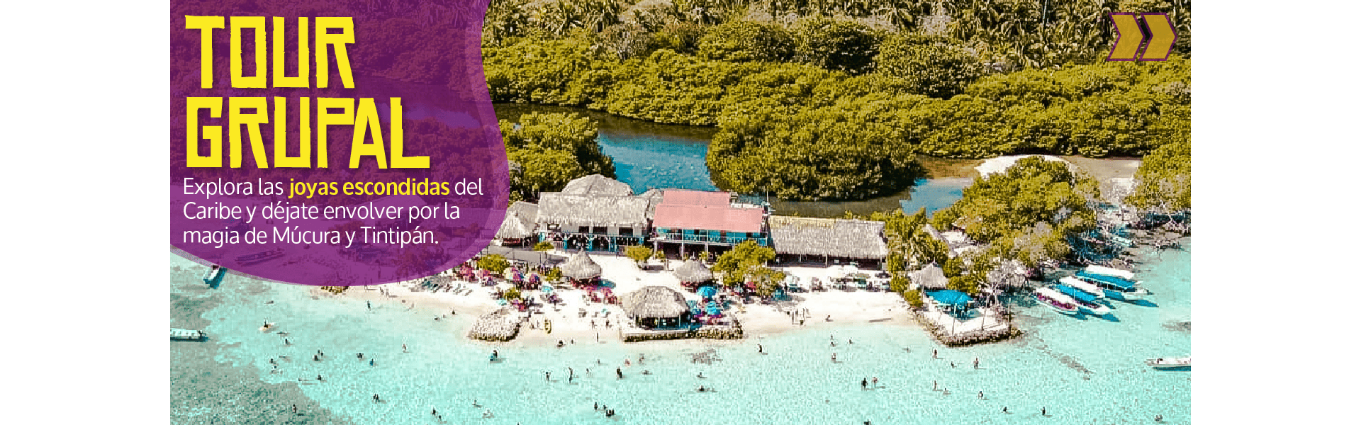 Beyond Colombia Tours | Tour: Pasadía en Islas Múcura y Tintipan en Archipiélago de San Bernardo