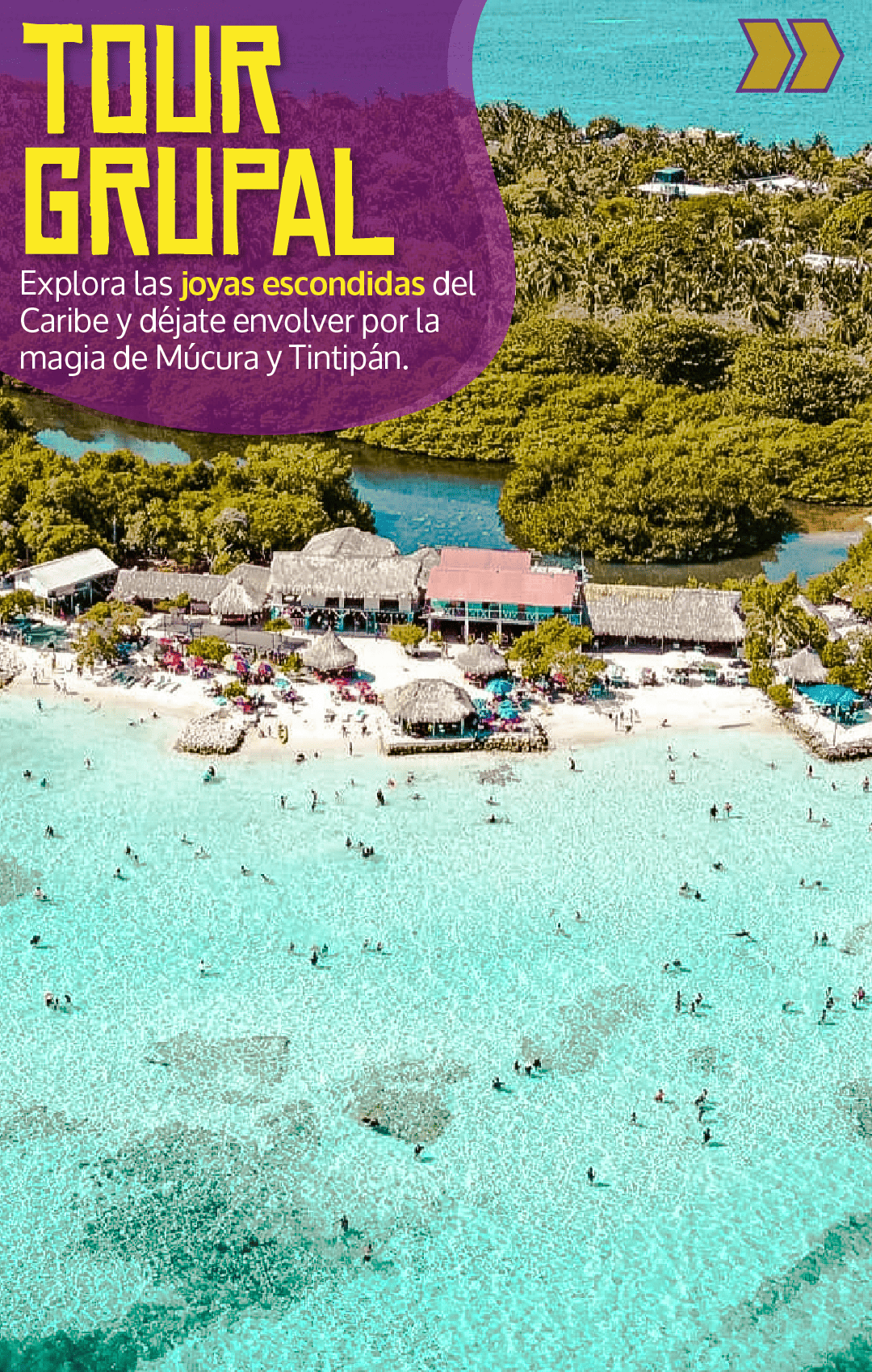 Beyond Colombia Tours | Tour: Day Trip to Múcura and Tintipan Islands at San Bernardo Archipelago