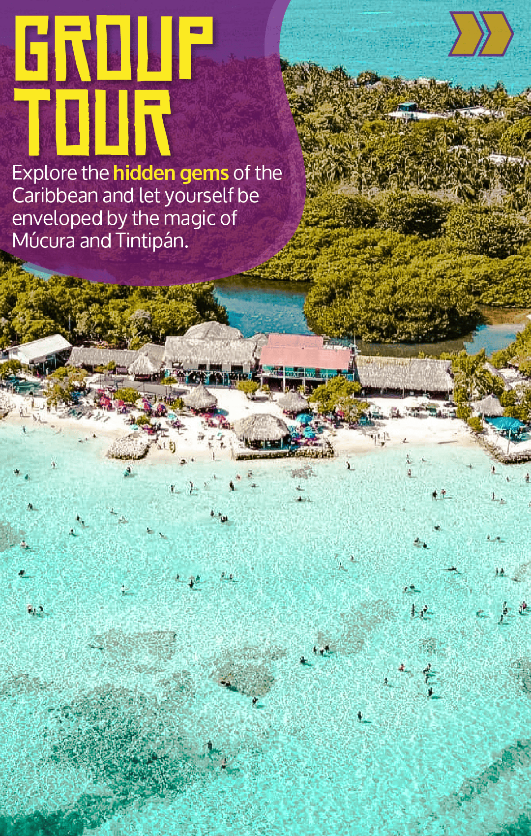 Beyond Colombia Tours | Tour: Day Trip to Múcura and Tintipan Islands at San Bernardo Archipelago