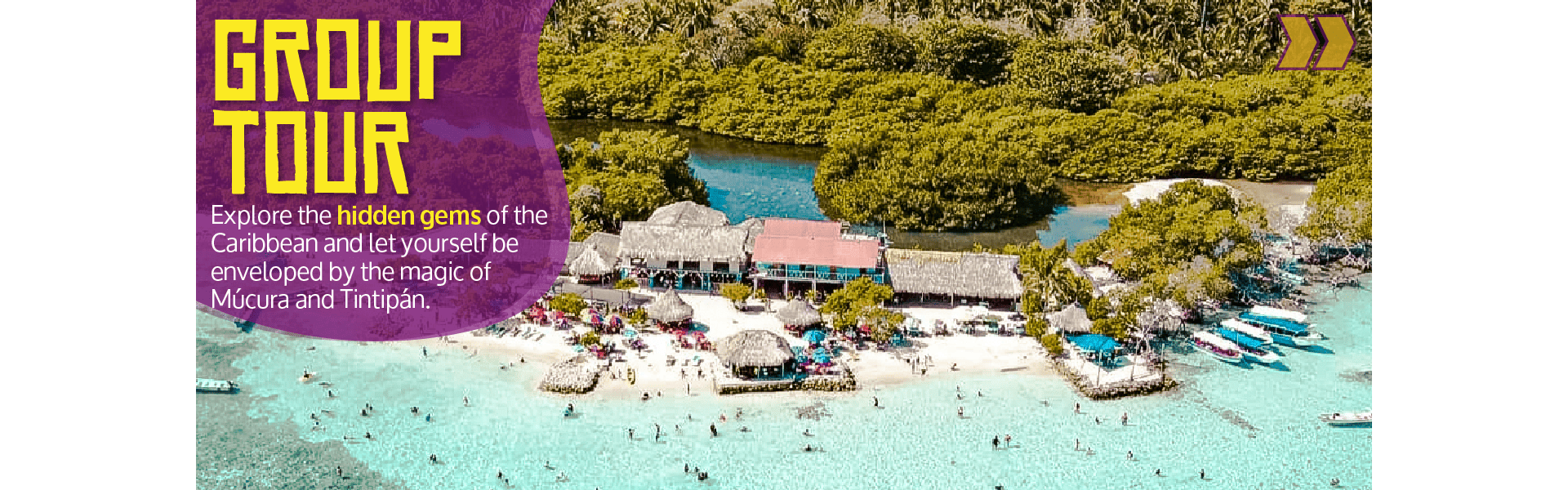 Beyond Colombia Tours | Tour: Day Trip to Múcura and Tintipan Islands at San Bernardo Archipelago
