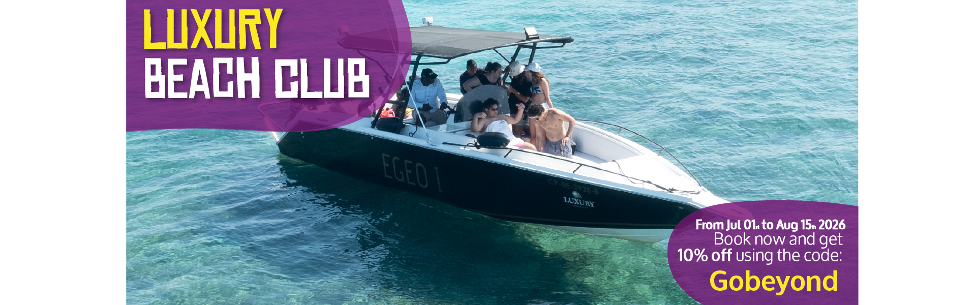 Beyond Colombia Tours | Tour: Luxury Beach Open Bar at Rosario Islands Day Trip