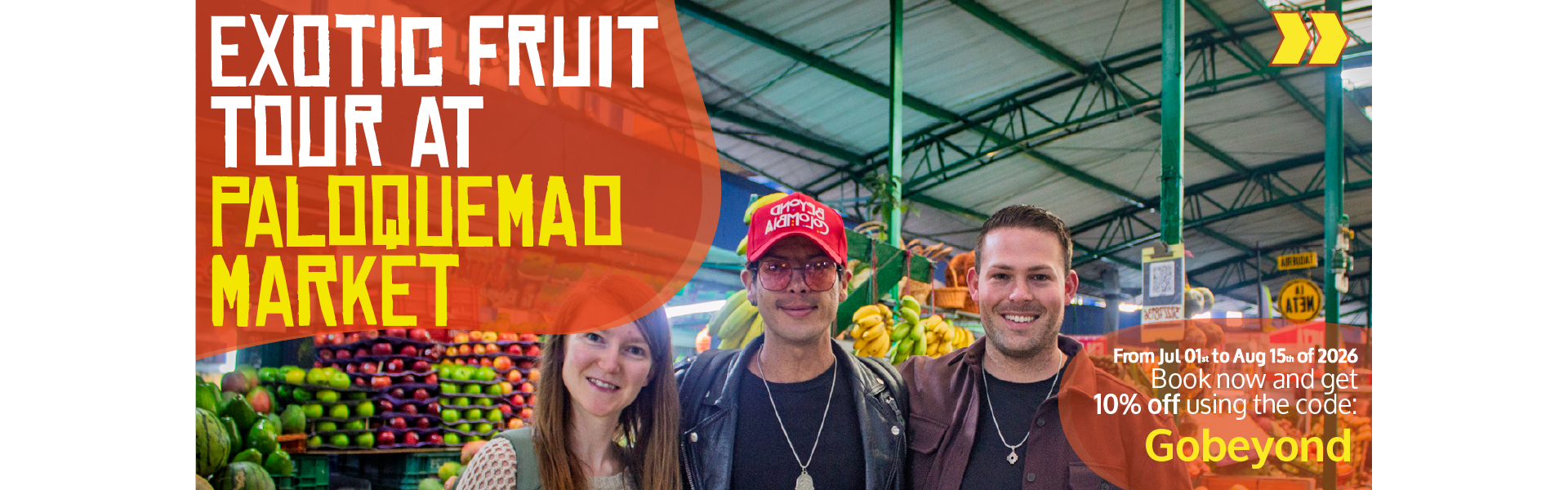 Beyond Colombia Tours | Tour: Exotic Fruit Tour at Paloquemao Market