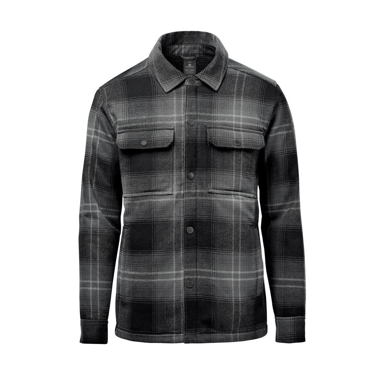 Stormtech Men's Highland Sherpa Lined Plaid Jacket