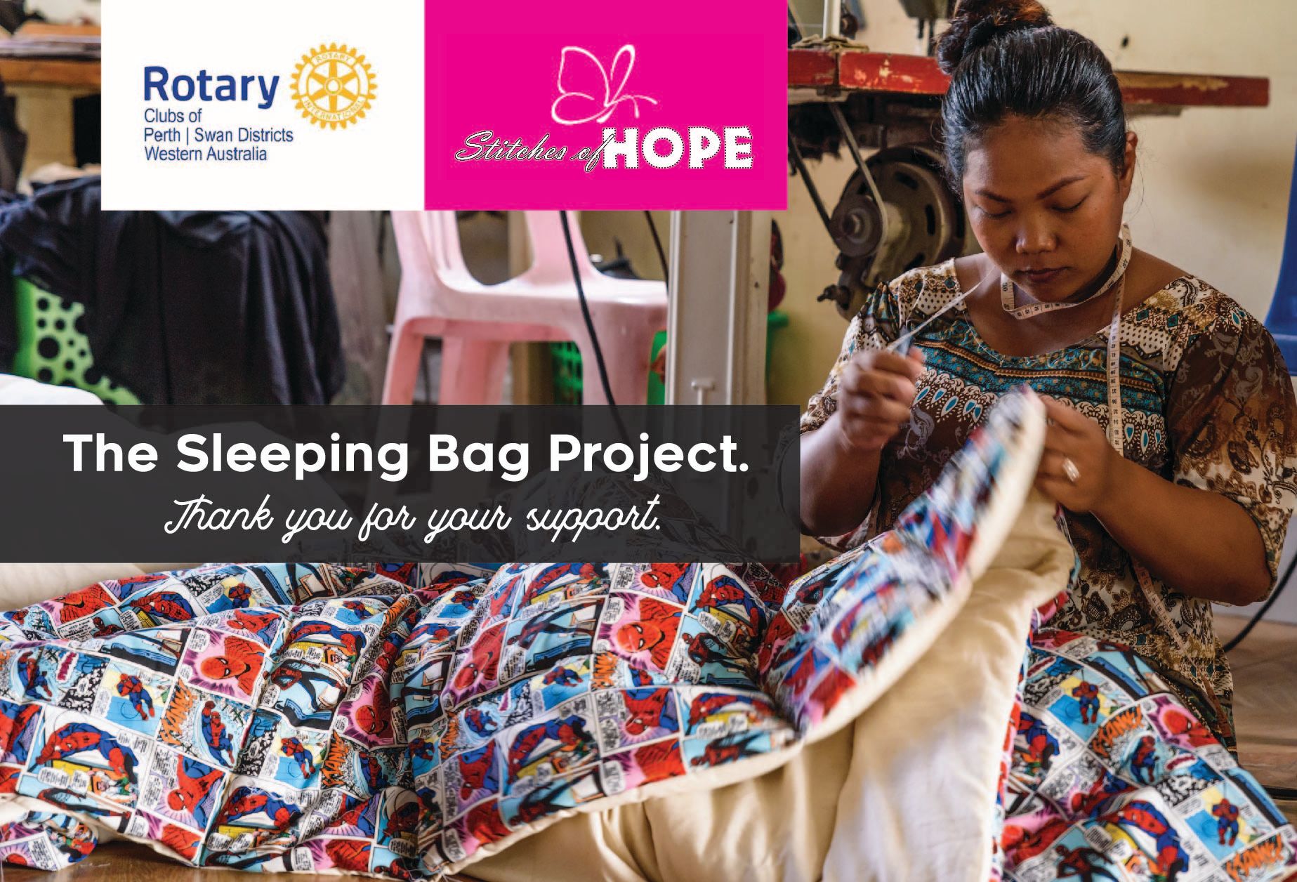 THE SLEEPING BAG PROJECT 2018 Rotary Club of Perth