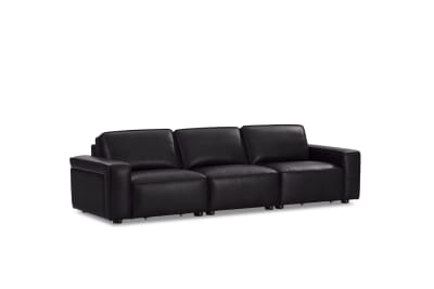 BARTELLE LEATHER 3.5 Seater Sofa