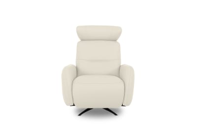ALDRICH LEATHER Swivel Electric Recliner