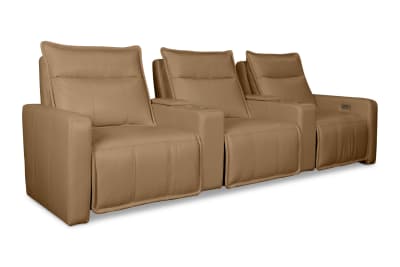 ALCINA LEATHER 3 Seater Theatre Suite