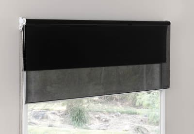 DUSK Duo Roller Blind - Blockout & Sheer 60 x 240cm