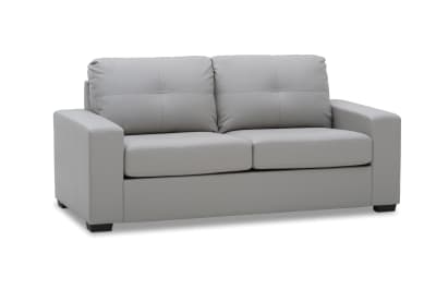 DIAMOND Leather-Look 2.5 Seater Sofa Bed