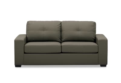 DIAMOND Leather-Look 2.5 Seater Sofa Bed