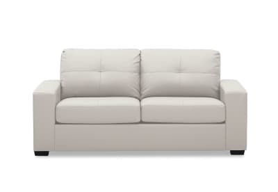 DIAMOND Leather-Look 2.5 Seater Sofa Bed