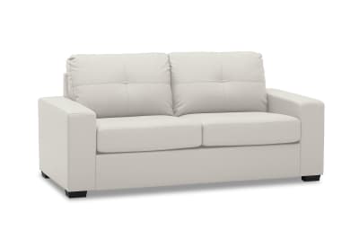 DIAMOND Leather-Look 2.5 Seater Sofa Bed