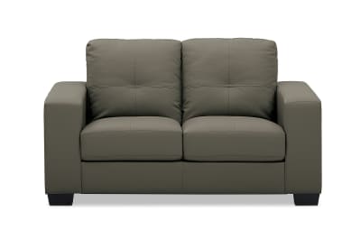 DIAMOND Leather-Look 2 Seater Sofa