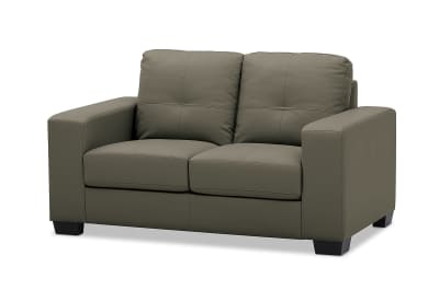 DIAMOND Leather-Look 2 Seater Sofa