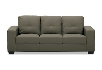 DIAMOND Leather-Look 3 Seater Sofa