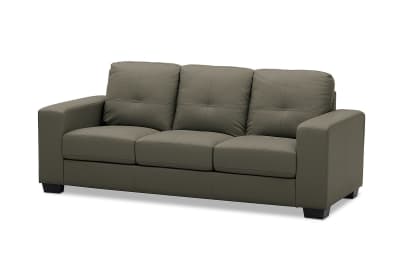 DIAMOND Leather-Look 3 Seater Sofa