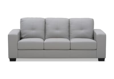 DIAMOND Leather-Look 3 Seater Sofa
