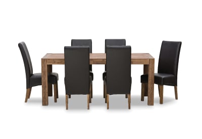 SILVERWOOD MK2 7 Pce Dining Suite 4 Ctn