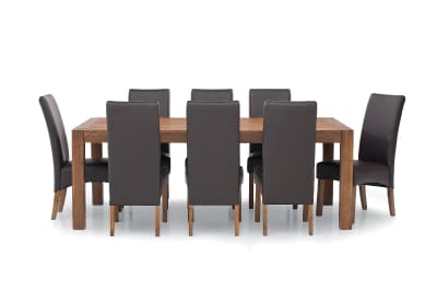 SILVERWOOD MK2 9 Pce Dining Suite 5 Ctn