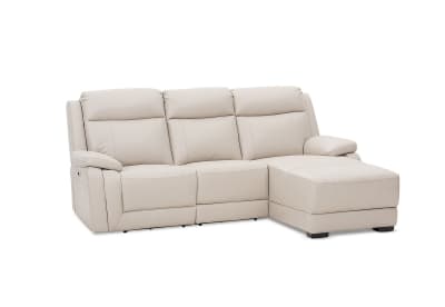 SAN MARCO Leather 3 Seater Right-Hand Facing Chaise
