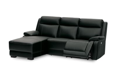 SAN MARCO Leather 3 Seater Left-Hand Facing Chaise