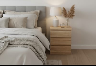 HOWARD 3 Drawer Bedside