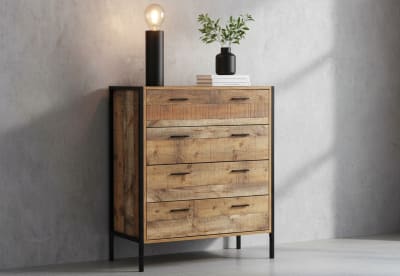 ALAN 4 Drawer Tall Chest