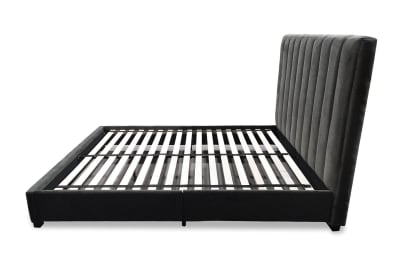 CLAUDETTE Charcoal Queen Bed