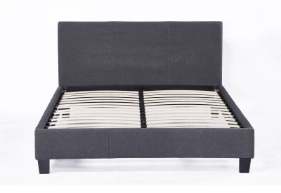 PAULA Dark Grey Queen Bed