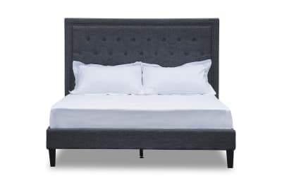 ARNOLD Dk Grey Queen Bed