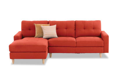 KELLER 3 Seat LHF Chaise (Fabric)