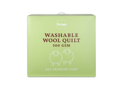 KING WASHABLE WOOL QUILT Washable Wool Quilt 500gms