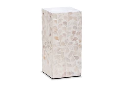 ALINA 21cm Capiz Candle Holder
