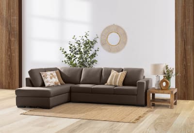 KIRBY 4 Seat LHF Chaise (Fab) (2Ctn)
