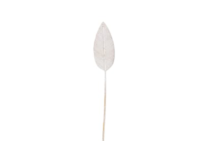 ANWAR 180cm White Deco Leaf