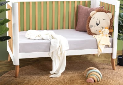 PERAGO BABY 2PK 225 Percale Cotton Cot Fitted Sheet