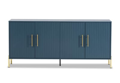 DELGADO Teal 4 Door Buffet