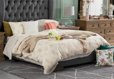 TRUDY Queen Bed Quilt Cover Set