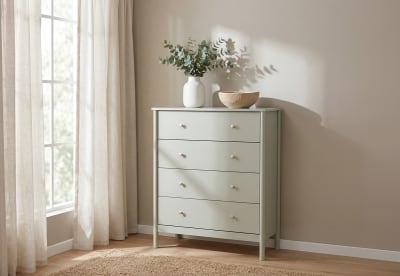 ROWLAND 4 Drawer Tall Chest (2Ctns)