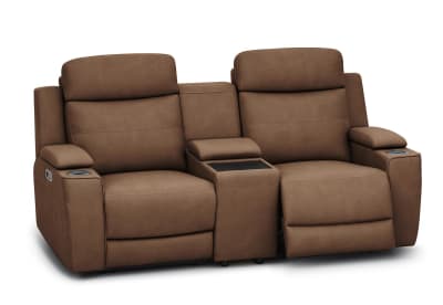 ALEXIOS 2 Seater with Electric Recliner and Console