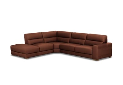 ELLYSE LHF Corner Chaise Leather