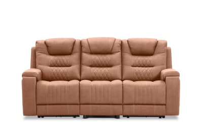 AGASSI FABRIC 3 Seater with Dual Motor Recliner