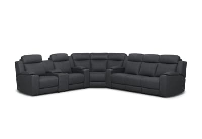 ALEXIOS 6 Seater Corner with LHF Console