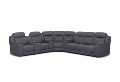 ALEXIOS 6 Seater Corner with LHF Console