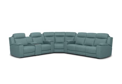 ALEXIOS 6 Seater Corner with LHF Console