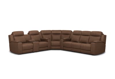 ALEXIOS 6 Seater Corner with LHF Console