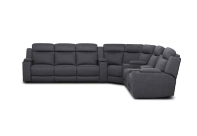 ALEXIOS 6 Seater Corner with RHF Console